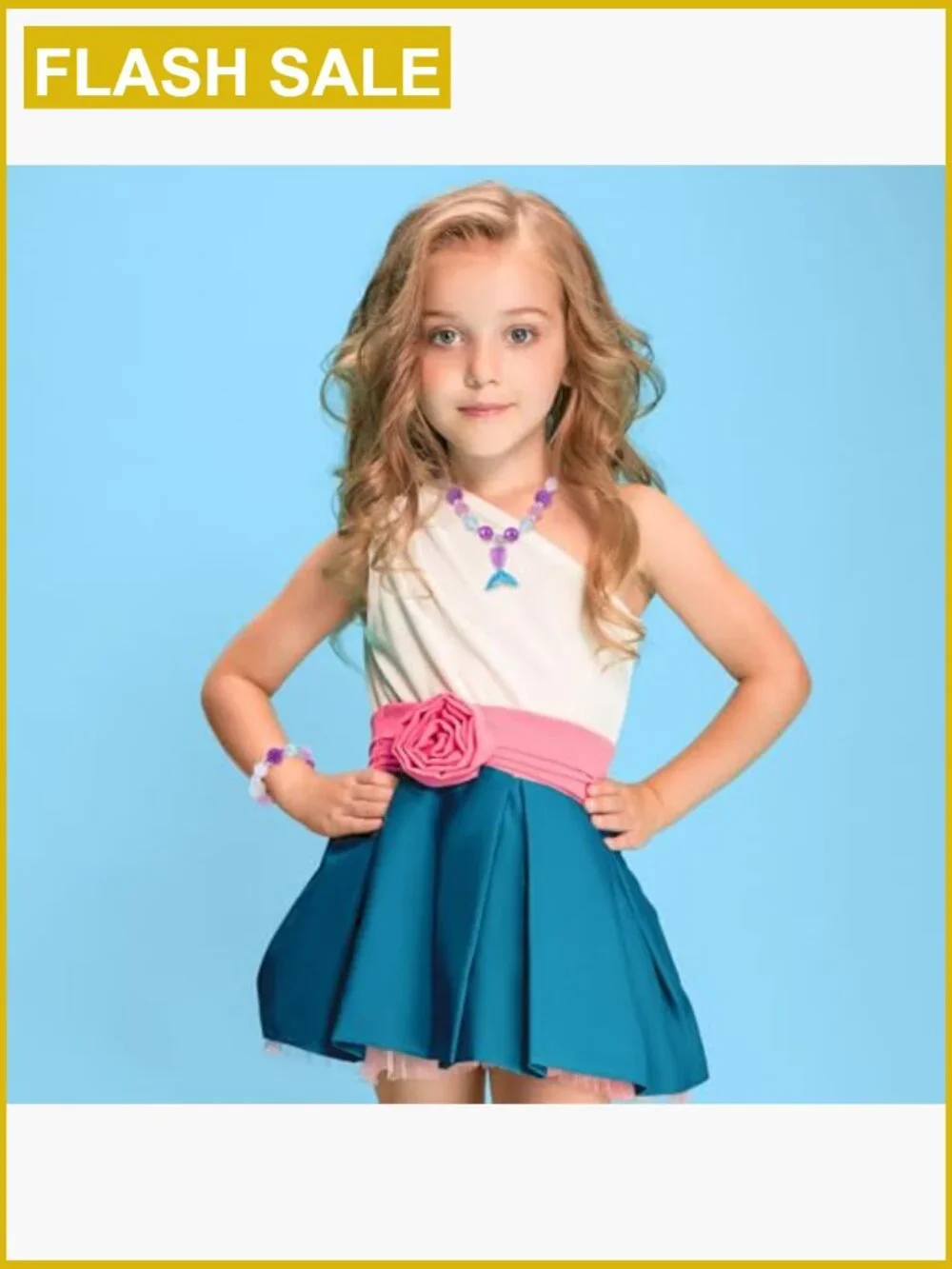Toddler Jewelry Set - 6 Necklaces & 6 Bracelets Dress Up Costume Accessories